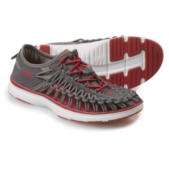 靴 KEEN UNEKE 02 Tango Red/White US 11 Keen Uneek O2 Sport Sandals Magnet/ Tango Red Big Girls Size