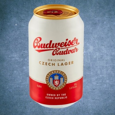 Budweiser Budvar Original Czech Lager Beer - 24x Lattine 330ml - IT