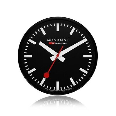 Genuine Mondaine Modern Large Wall Clock Quartz Watch 25cm x 25cm Made in Swiss
