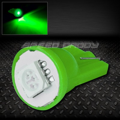 1SMD 1 5050 SMD LED T10 W5W 194 168 ЗЕЛЕНАЯ ЛАМПА НАКАЛИВАНИЯ ДЛЯ САЛОНА АВТОМОБИЛЯ С КУПОЛОМ НА КЛИНЕ