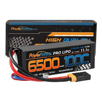 New Power Hobby 6500Mah 11.1V 3S 100C Lipo Battery Pack W/ Xt60 + Traxxas