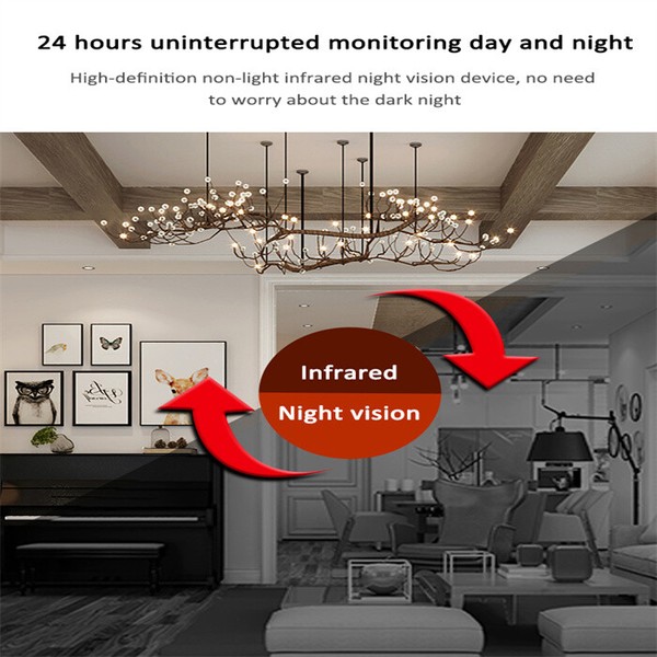 HD Hidden IP Night Vision Camcorder Home Security Cam 1080P Mini WiFi Spy Camera - Image 14