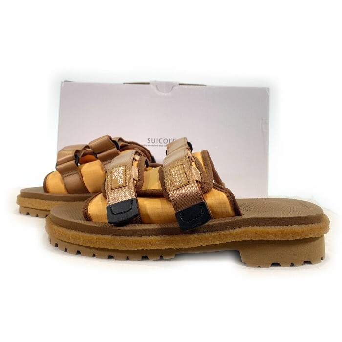 Suicoke Moncler Genius MOTO MOUNTAIN Slide Sandals Brown US