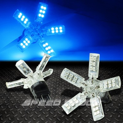 2 X 40 SMD 40SMD 3157 3528 СИНИЙ СВЕТОДИОДНЫЙ СВЕТИЛЬНИК SPIDER С 5 РЫЧАГАМИ ДЛЯ ПОВОРОТА /ЗАДНЕГО ХОДА /ТОРМОЖЕНИЯ /ОСТАНОВКИ