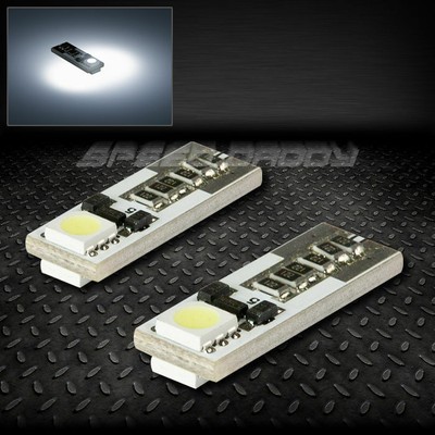 ПАРА 2SMD 2 5050 SMD LED T10 W5W CANBUS БЕЛАЯ ВНУТРЕННЯЯ КУПОЛЬНАЯ КЛИНОВИДНАЯ ЛАМПОЧКА 12V