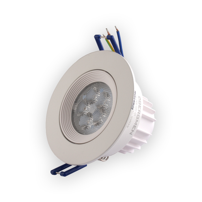 FARO FARETTO LUCE LED BERGMEN VIGEE R 5W 3000K BIANCO RISPARMIO ENERGETICO