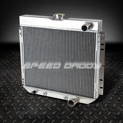 ДЛЯ 67-69 MUSTANG/TORINO/LTD V8/ЗАГОРОДНЫЙ 3-РЯДНЫЙ/ТРЕХЖИЛЬНЫЙ АЛЮМИНИЕВЫЙ ГОНОЧНЫЙ РАДИАТОР