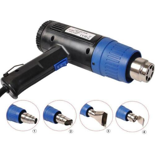 Heat Gun Hot Air Gun Dual Temperature 4 Nozzles Power Tool 1500 Watt