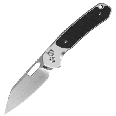 CJRB Pyrite Folding Knife Black G10/CF Handle AR-RPM9 Wharncliffe J1925A1-BK