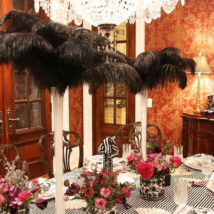 Wholesale 10/50/100pcs Ostrich Feathers 6-28 inch/15-70cm Wedding Party Decor