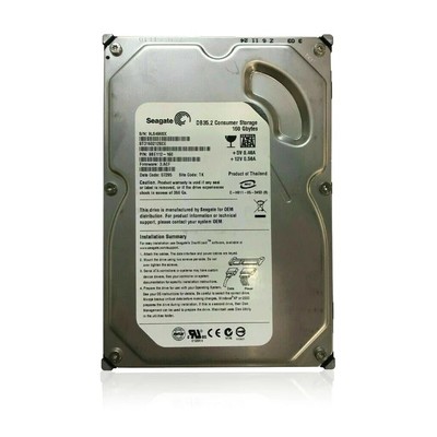 Seagate 3.5'' SATA 160GB Internal 7200rpm Desktop HD 2MB ST3160212SCE,Recertified