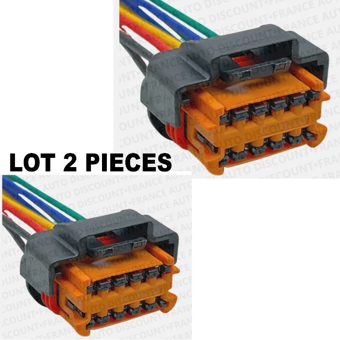 2 KIT RÉPARATION CONNECTEUR FAISCEAU PHARE POUR PEUGEOT 308 PHASE 1 BERLINE