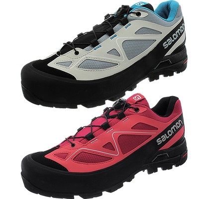 Salomon X Alp Damen Trekkingschuhe grau pink Wanderschuhe Zustiegsschuhe NEU