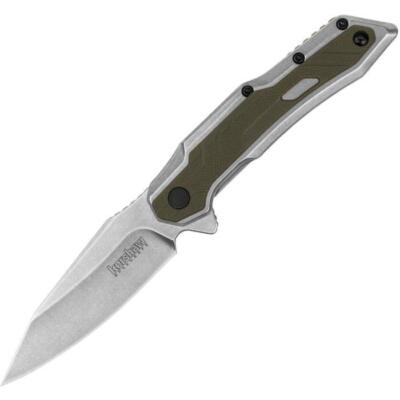 Kershaw Salvage Pocket Knife, Assisted Opening with 2.9 inch Reverse Tanto