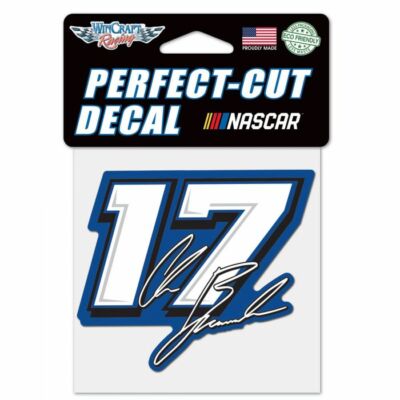 CHRIS BUESCHER #17  NASCAR WINCRAFT 4X4 DECAL SHEET STICKER