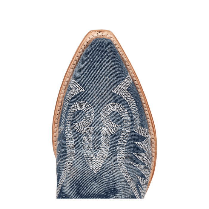 Pre-owned Dan Post Womens Denim Darlin' Boot Dp5108 In Blue