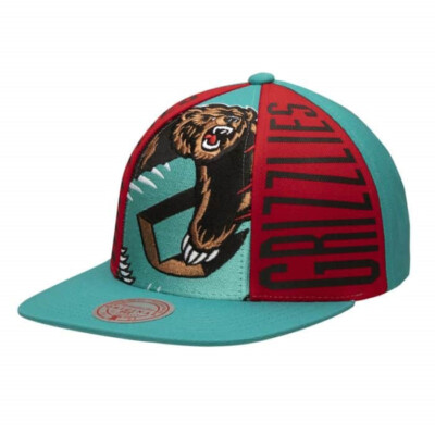 Темно-бирюзовая кепка Mitchell & Ness NBA Vancouver Grizzlies с выносным лицом Snapback - OSFA
