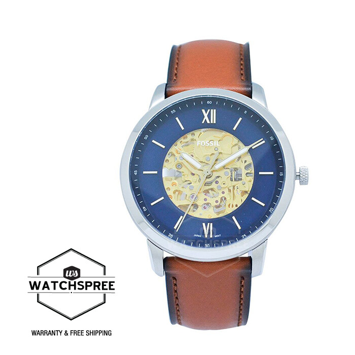 Fossil Men Neutra Automatic Luggage Leather Watch ME3160