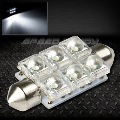 41 ММ БЕЛЫЙ АВТОМАТИЧЕСКИЙ ВНУТРЕННИЙ КУПОЛ 12 В ЛАМПОЧКИ НАКАЛИВАНИЯ ЛАМПЫ НАКАЛИВАНИЯ с 6X5 ММ SUPER FLUX LED