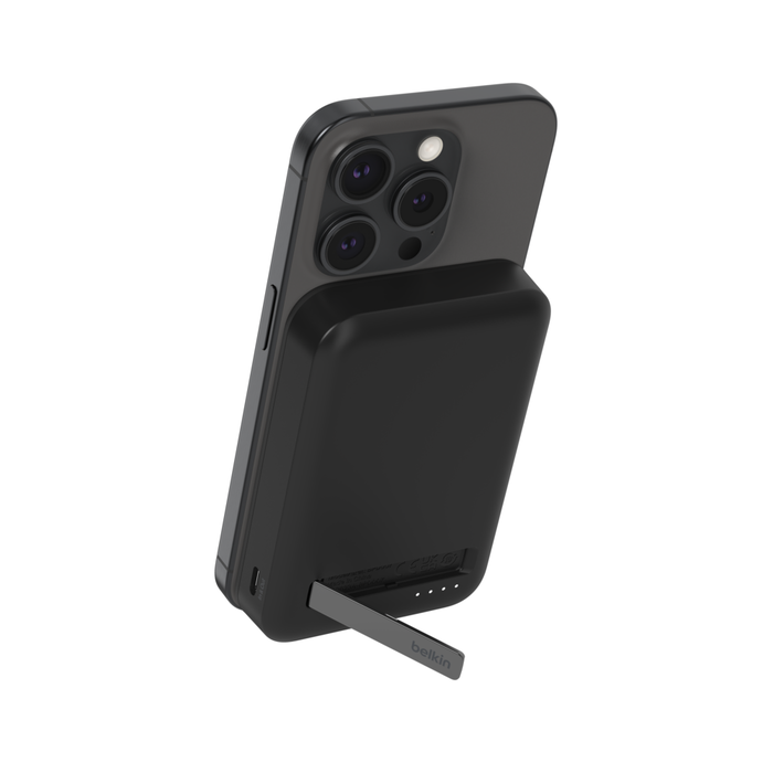 BELKIN MAGNETIC POWER BANK WITH QI2 15W 8K (BLACK), for compatible iPhone