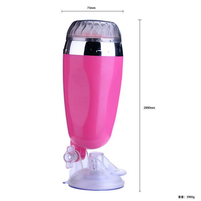 Male Vibrating Pussy Flesh Cup Hands Free Masturbator FREE BULLET  - Picture 2 of 9