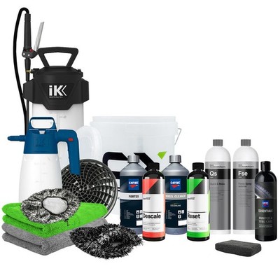 CARTEC KOCHCHEMIE Kit Lavaggio Self Service PROFESSIONALE CERCHI SHAMPOO CERA