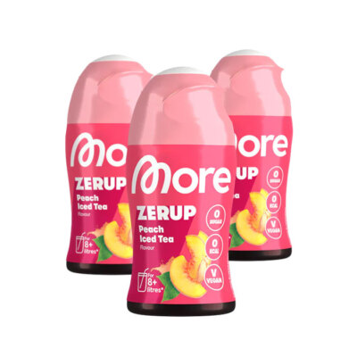 3 x More Nutrion ZERUP - Zero Sirup zuckerfrei 65 ml | 5 SORTEN! | ZERO SUGAR