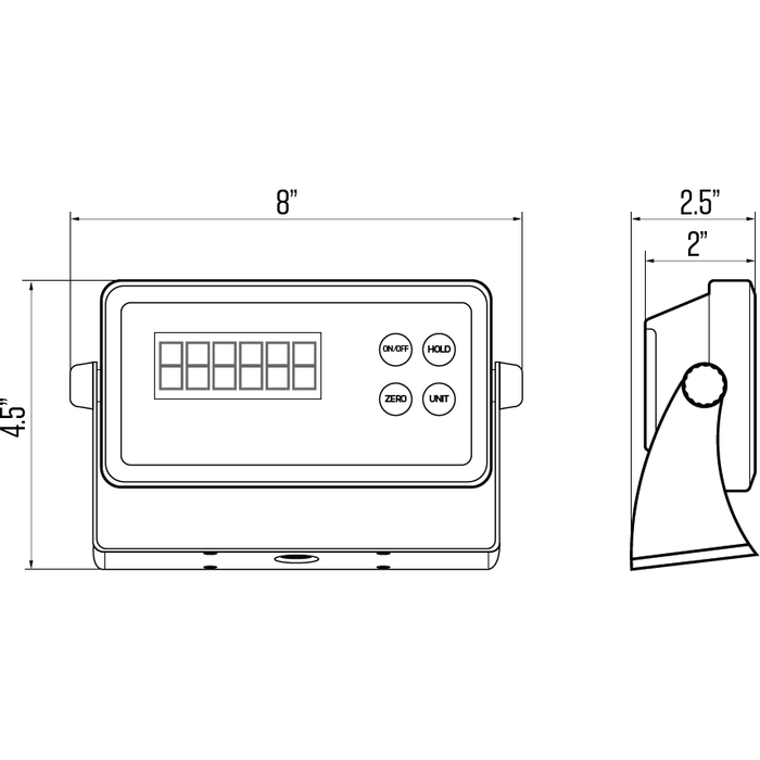 SellEton Replacement SL-7515-C Indicator, Compatible any floor or bench scale