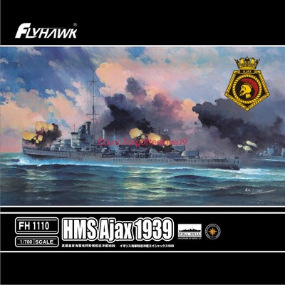 Flyhawk FH1110 1/700 Scale HMS Cruiser Ajax 1939 Model Kit