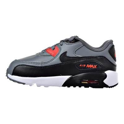 Кроссовки для малышей Nike Air Max 90 LTR Cool Grey/Black-Max Orange (833416 010) - 4