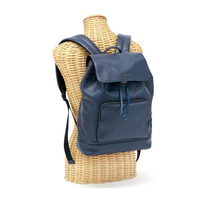 バッグ Rare Vintage COACH Navy Leather Backpack Coach | Bags | Coach Vintage Navy Leather Backpack Purse