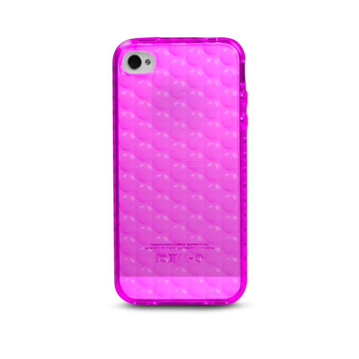 SBS BUBBLE CUSTODIA CASE per APPLE IPHONE 5 5G 5S ROSA