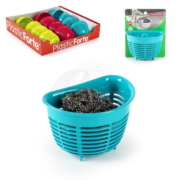 Set 12 Pezzi Portaspugne Porta Spugna Da Lavello Ventosa Plastica Colorata hmj