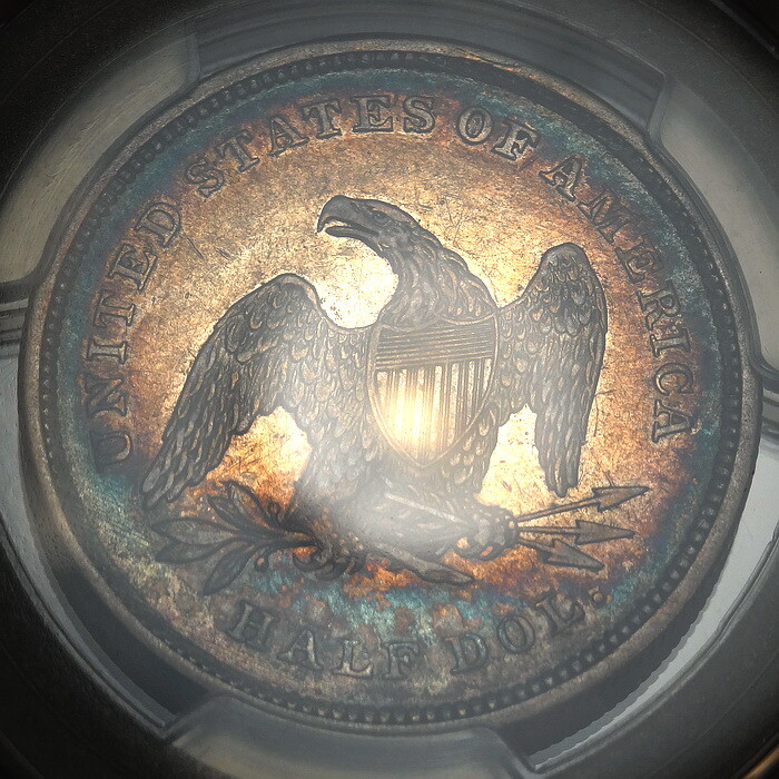 1839 Liberty Seated Half Dollar, No Drapery, PCGS XF-45, Nice Color, SCARCE!