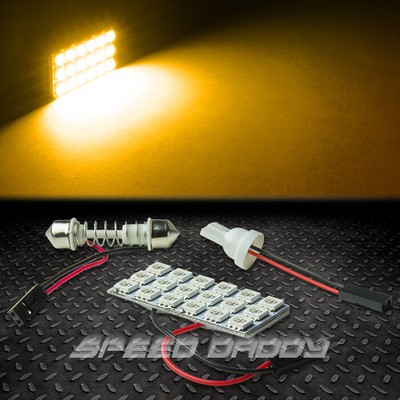 T10 18 SMD 18SMD 5050 АВТОМОБИЛЬ/ГРУЗОВИК ЯНТАРНЫЙ СВЕТОДИОДНЫЙ ВНУТРЕННИЙ КУПОЛ /КАРТА 12 В ЛАМПОЧКА/ПАНЕЛЬ