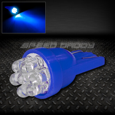 T10 194 168 501 W5W СИНЯЯ АВТОМАТИЧЕСКАЯ ВНУТРЕННЯЯ КУПОЛЬНАЯ ЛАМПОЧКА НА КЛИНЕ/ЛАМПЫ НАКАЛИВАНИЯ со СВЕТОДИОДАМИ 7X3 ММ