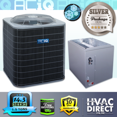 1.5 Ton 14.3 SEER2 ACiQ Central Split AC Air Conditioner Condenser A Coil