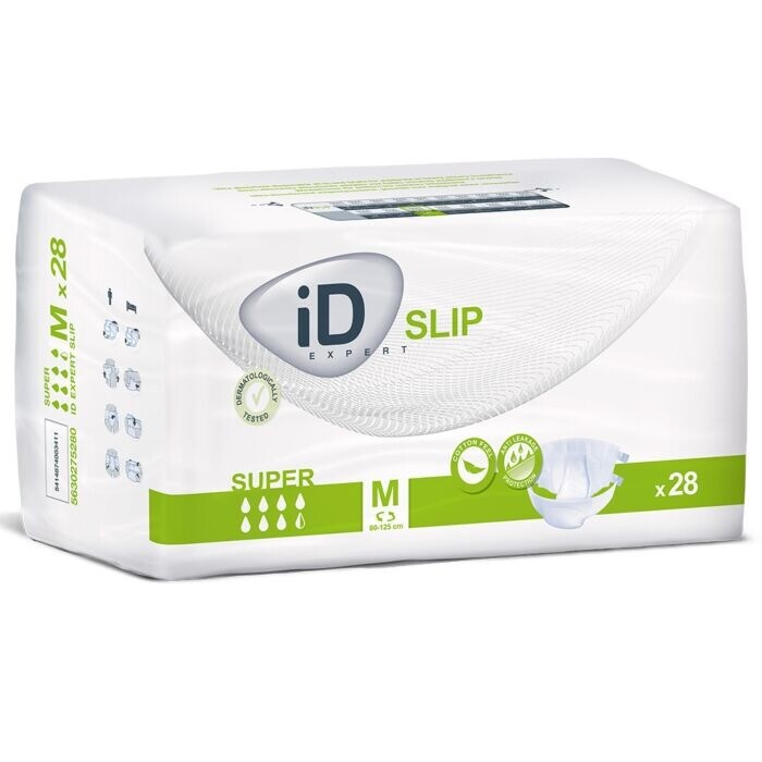 Id slip Super extra plus medium incontinence pad nappy abdl bedwetting