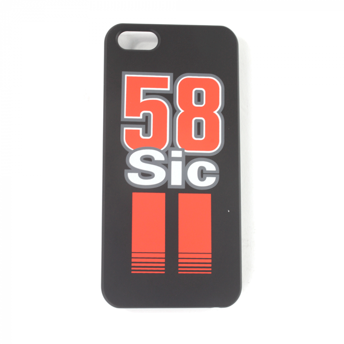 MARCO SIMONCELLI #58 Phone Case Fits iPhone 5 / 5S / SE (1st Gen) Black & Red