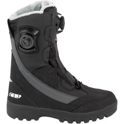 509 Raid Double Boa Women's Snowmobile Boot Black Size 8 (Display Model)