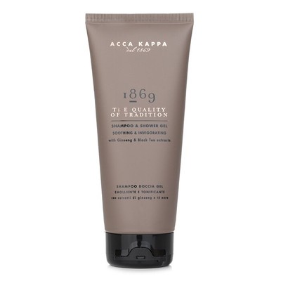 NEW Acca Kappa 1869 Shampoo & Shower Gel 200ml Mens Skin Care