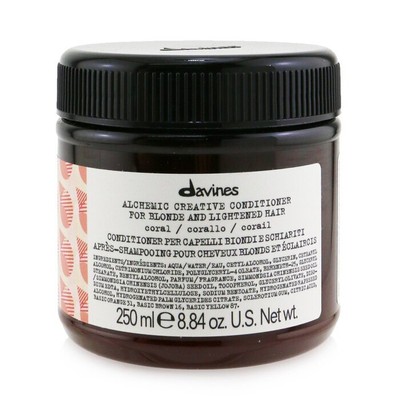 Davines Alchemic Creative Conditioner-# Coral For Blonde  Lightened Hair 250ml
