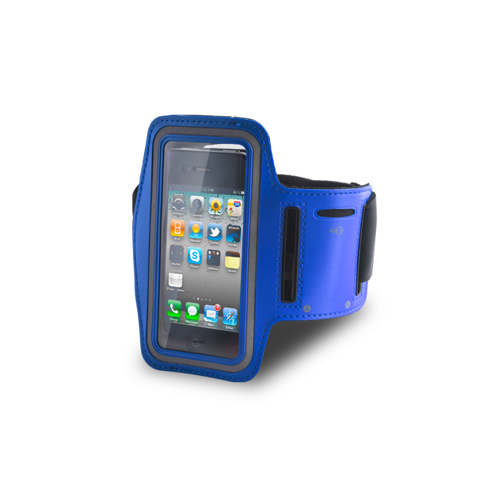 PORTACELLULARE AL BRACCIO ARMBAND SPORT CASE SAMSUNG GT i9300 GALAXY S3 BLU
