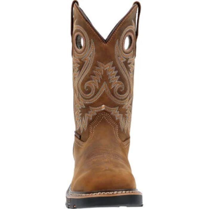 Pre-owned Georgia Boot Carbo-tec Flx Waterproof Pull-on Work Boot Gb00649 In Brown
