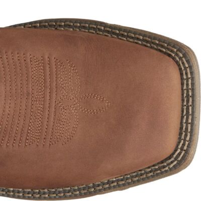 JUSTIN BOOTS JUSTIN WOMEN'S SE4361 RUSH STRIKE 17" RUSSETT (BROWN) SNAKE RESISTING WORK BOOTS