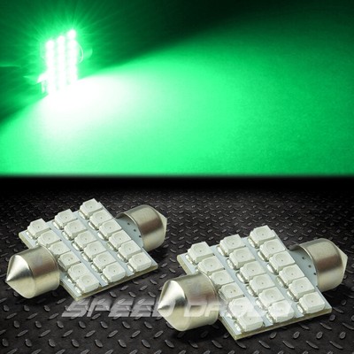 2 X 18 SMD 18SMD 36 ММ ЗЕЛЕНЫЙ 3528 5050 СВЕТОДИОДНЫЙ СВЕТИЛЬНИК ДЛЯ ВНУТРЕННЕГО ОСВЕЩЕНИЯ КУПОЛА/КАРТЫ