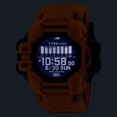 Pre-owned Casio G-shock Gpr-h1000-9jr Rangeman Master Of Bluetooth Gps Men Watch