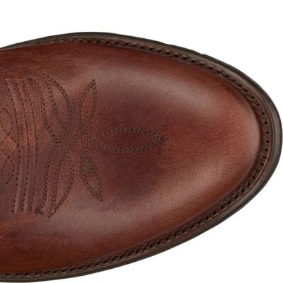 Pre-owned Tony Lama Men's Dr3036 Lenado 12" Cognac Round Toe Classic Western Boot In Cognac (brown)