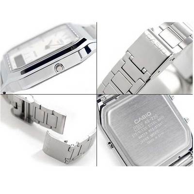 Pre-owned Casio Aq-230a-7d Retro Digital Analog Alarm Mens Watch Aq-230 Aq-230a