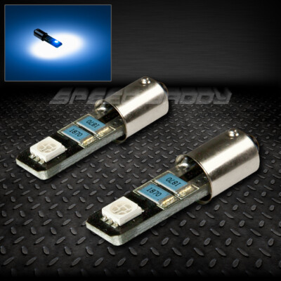 ПАРА 2SMD 2 5050 SMD СВЕТОДИОДНЫХ ЛАМП T10 1895/BA9S/T4W CANBUS СИНЕГО ЦВЕТА С ВНУТРЕННИМ ПЛАФОНОМ